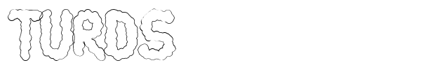 Turds font preview